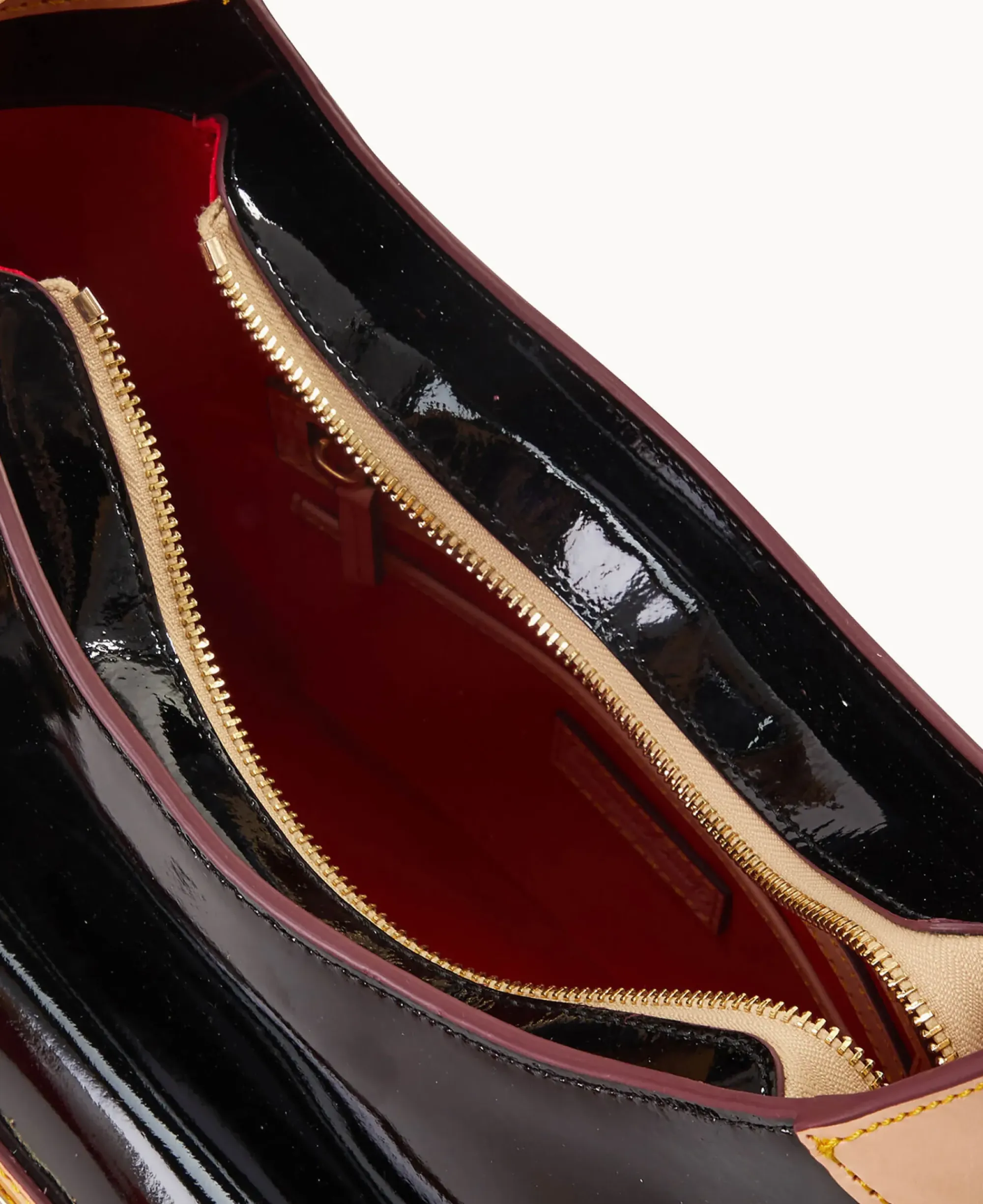 Dooney & Bourke Smooth Leather|Shoulder Bags<Patent Hobo Black