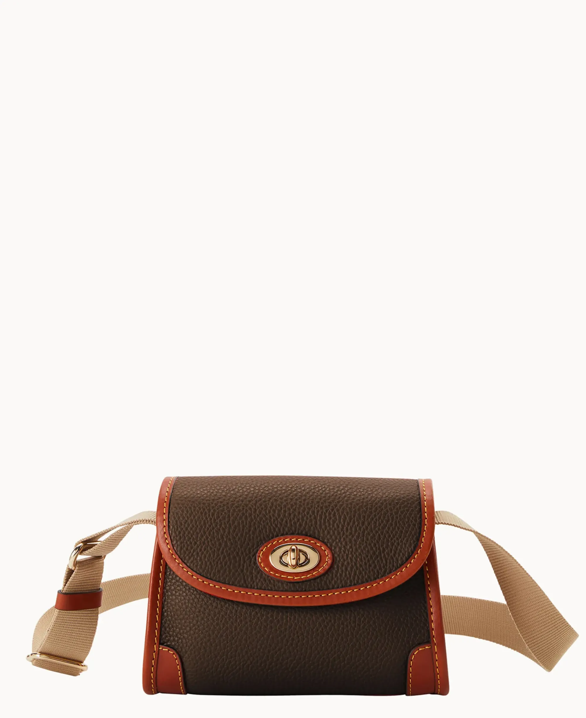 Dooney & Bourke The Pebble Grain Collection|Pebbled Leather<Pebble Grain 18 Crossbody Brown Tmoro