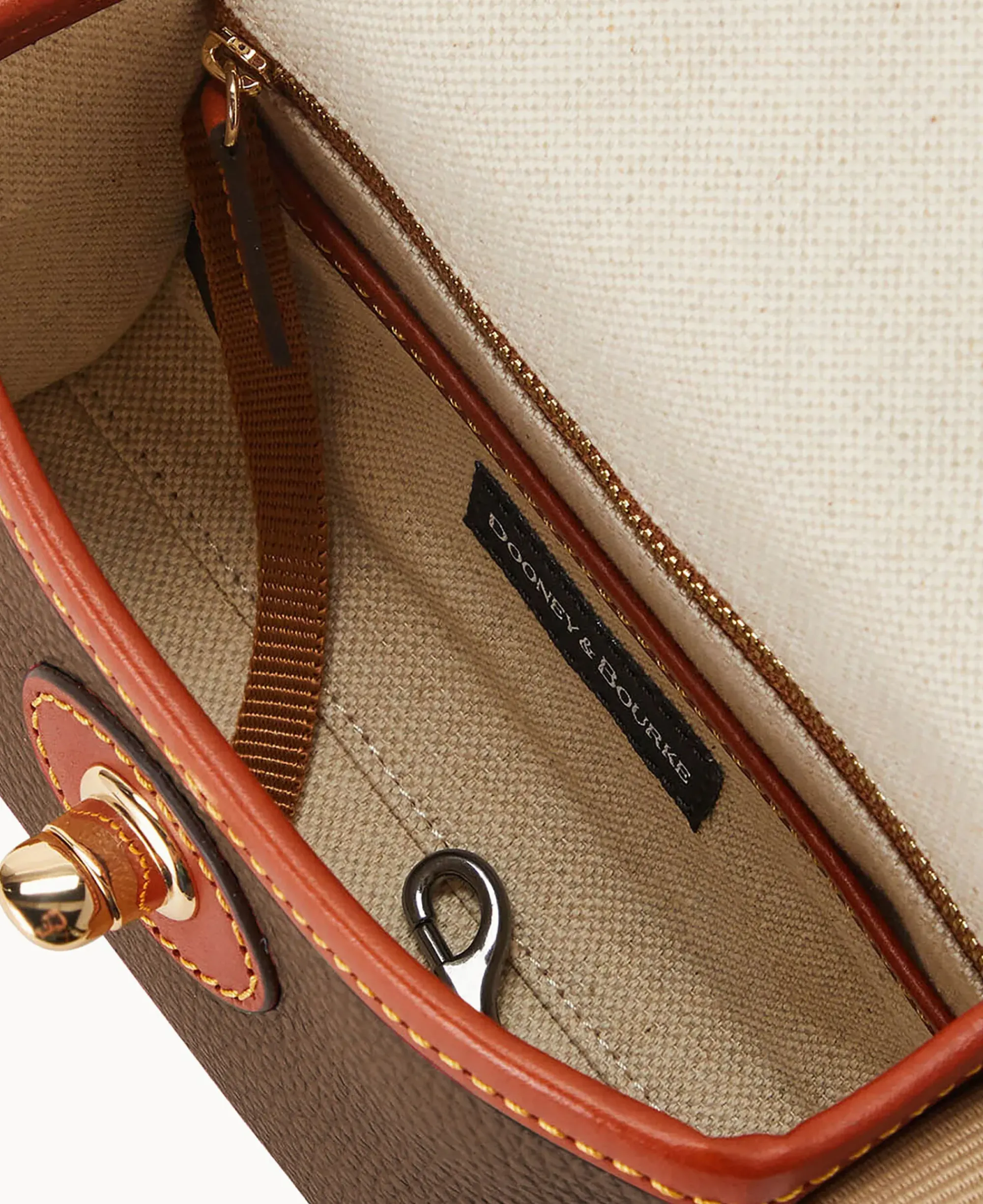 Dooney & Bourke The Pebble Grain Collection|Pebbled Leather<Pebble Grain 18 Crossbody Brown Tmoro
