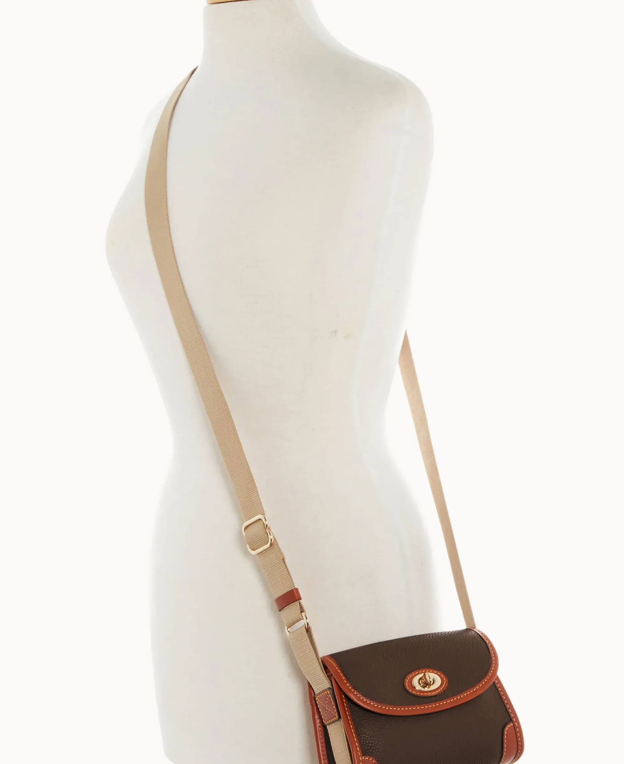 Dooney & Bourke The Pebble Grain Collection|Pebbled Leather<Pebble Grain 18 Crossbody Brown Tmoro