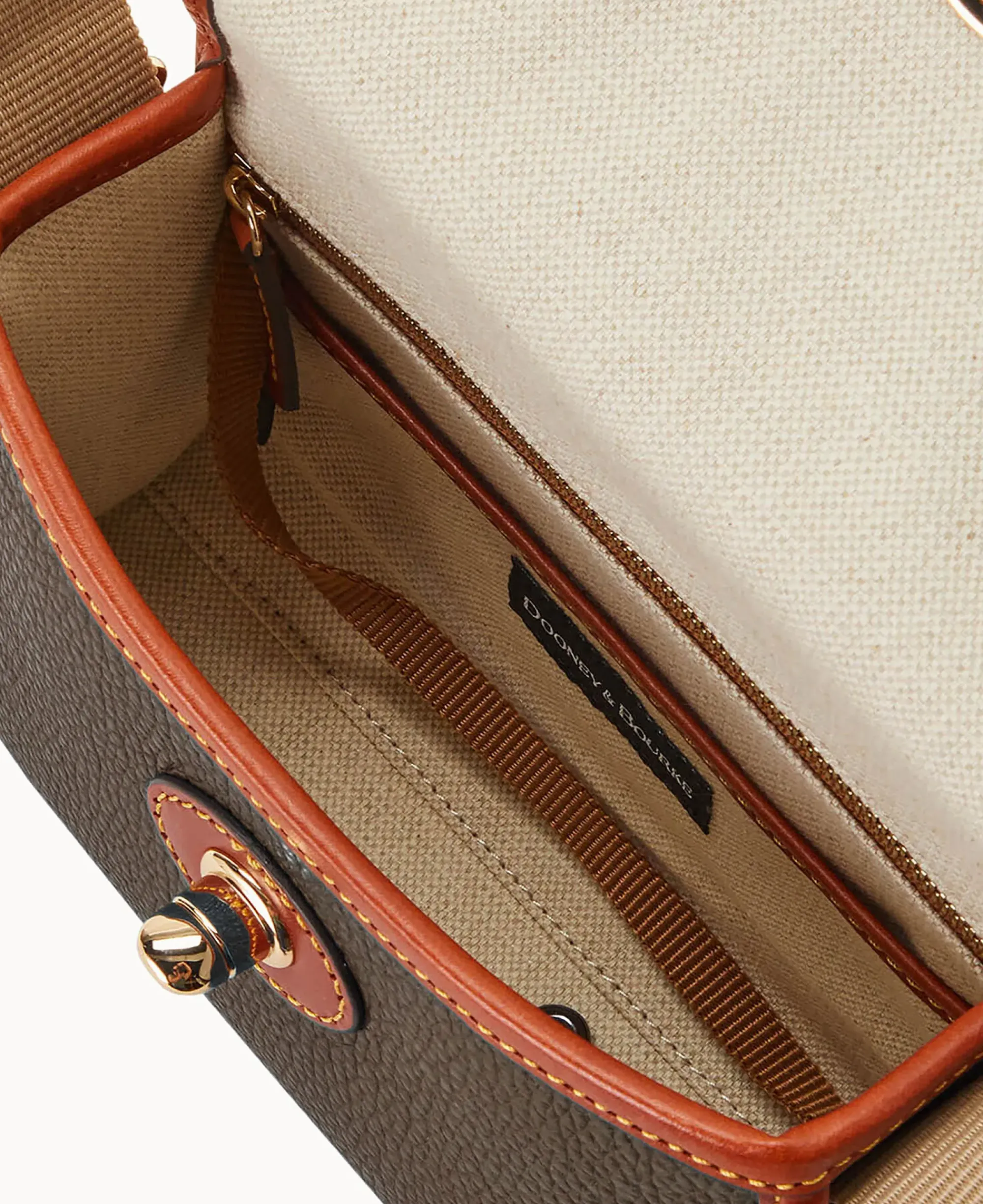 Dooney & Bourke The Pebble Grain Collection|Pebbled Leather<Pebble Grain 20 Crossbody Brown Tmoro
