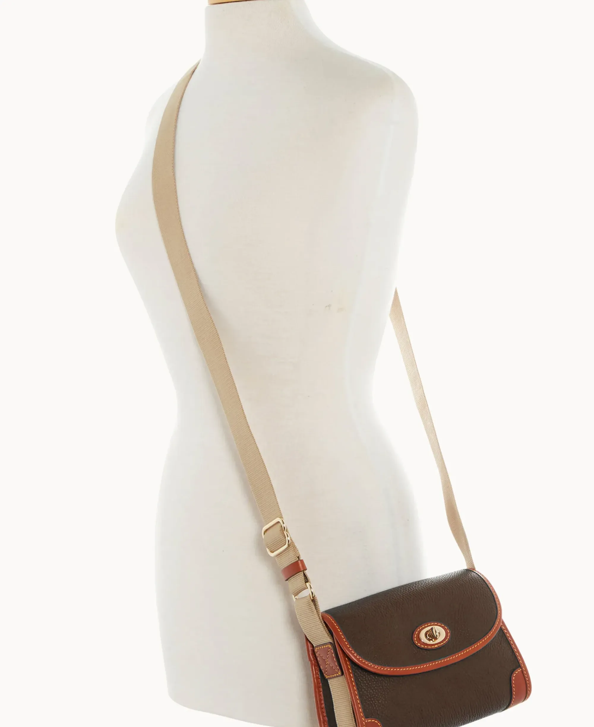 Dooney & Bourke The Pebble Grain Collection|Pebbled Leather<Pebble Grain 20 Crossbody Brown Tmoro
