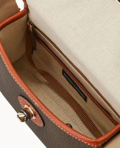 Dooney & Bourke The Pebble Grain Collection|Pebbled Leather<Pebble Grain 20 Crossbody Brown Tmoro
