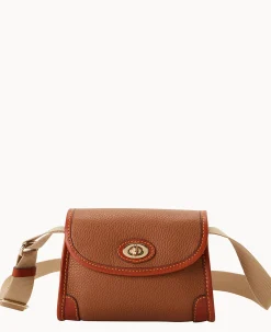 Dooney & Bourke The Pebble Grain Collection|Pebbled Leather<Pebble Grain 18 Crossbody Caramel