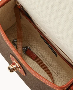 Dooney & Bourke The Pebble Grain Collection|Pebbled Leather<Pebble Grain 20 Crossbody Brown Tmoro