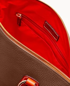 Dooney & Bourke The Pebble Grain Collection|Pebbled Leather<Pebble Grain Bristol Satchel Bark