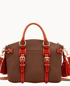 Dooney & Bourke The Pebble Grain Collection|Pebbled Leather<Pebble Grain Bristol Satchel Bark