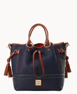 Dooney & Bourke The Pebble Grain Collection|Pebbled Leather<Pebble Grain Buckley Bag Midnight Blue