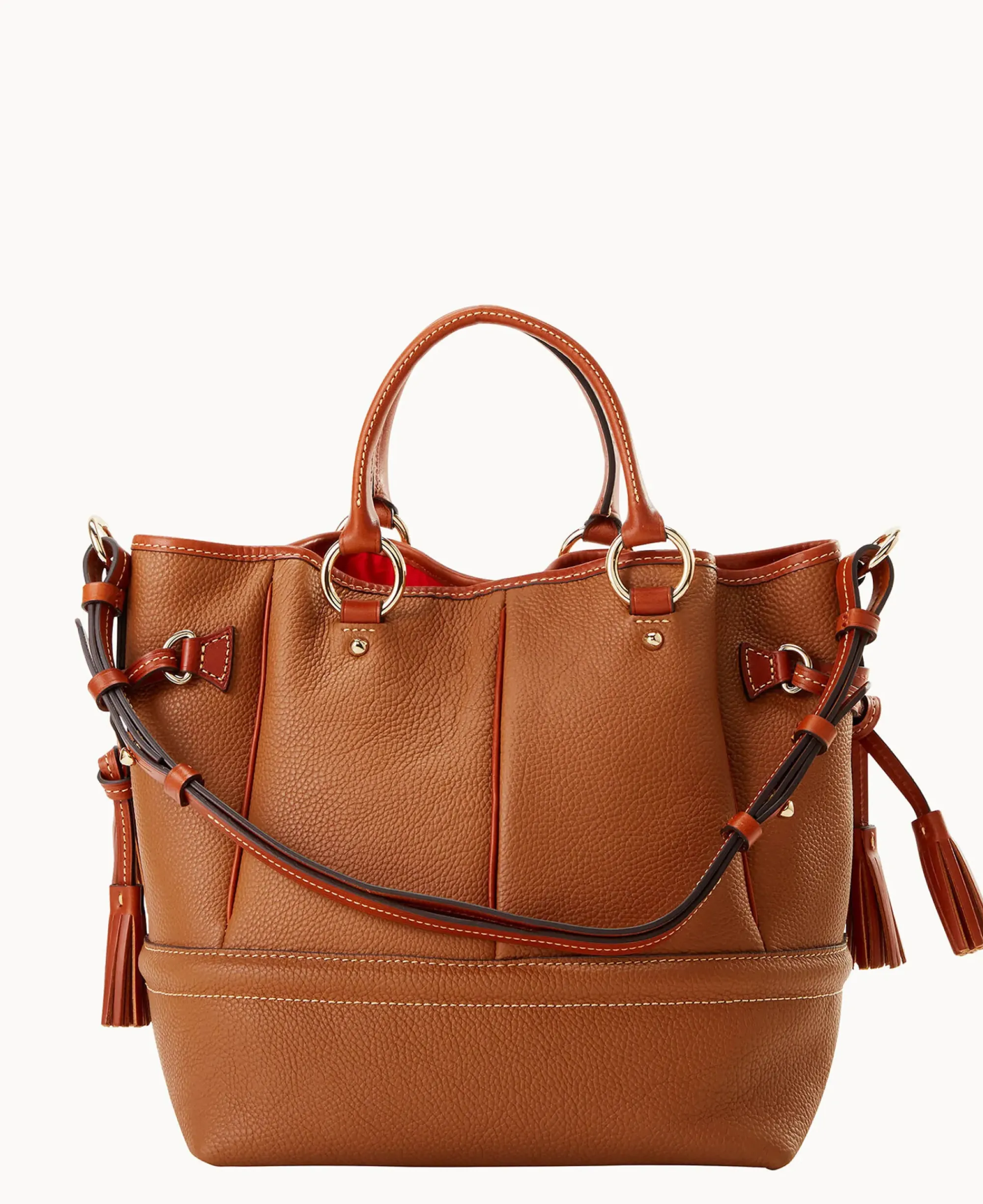 Dooney & Bourke The Pebble Grain Collection|Pebbled Leather<Pebble Grain Buckley Bag Caramel