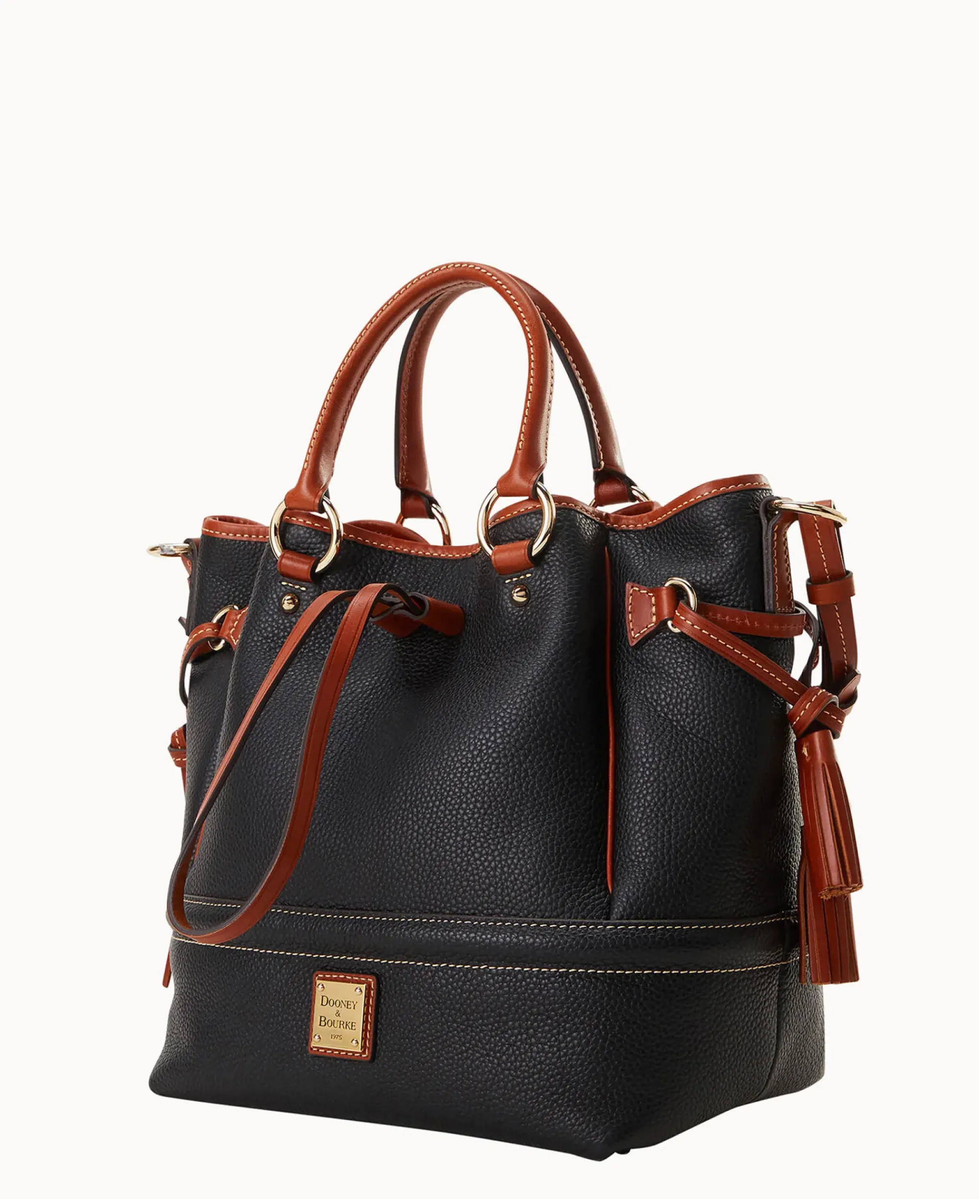 Dooney & Bourke The Pebble Grain Collection|Pebbled Leather<Pebble Grain Buckley Bag Black