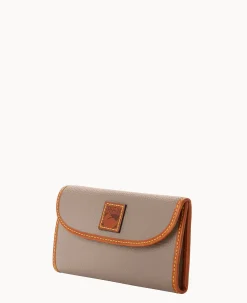 Dooney & Bourke The Pebble Grain Collection|Grab and Go<Pebble Grain Continental Clutch Taupe