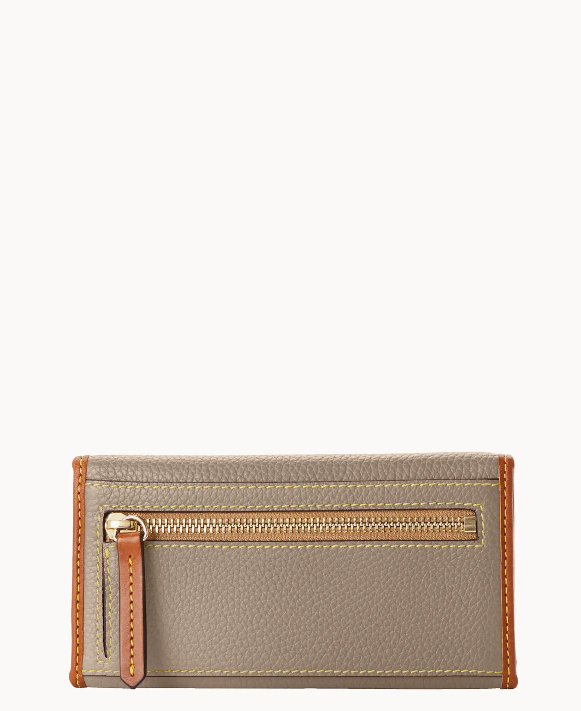 Dooney & Bourke The Pebble Grain Collection|Grab and Go<Pebble Grain Continental Clutch Taupe