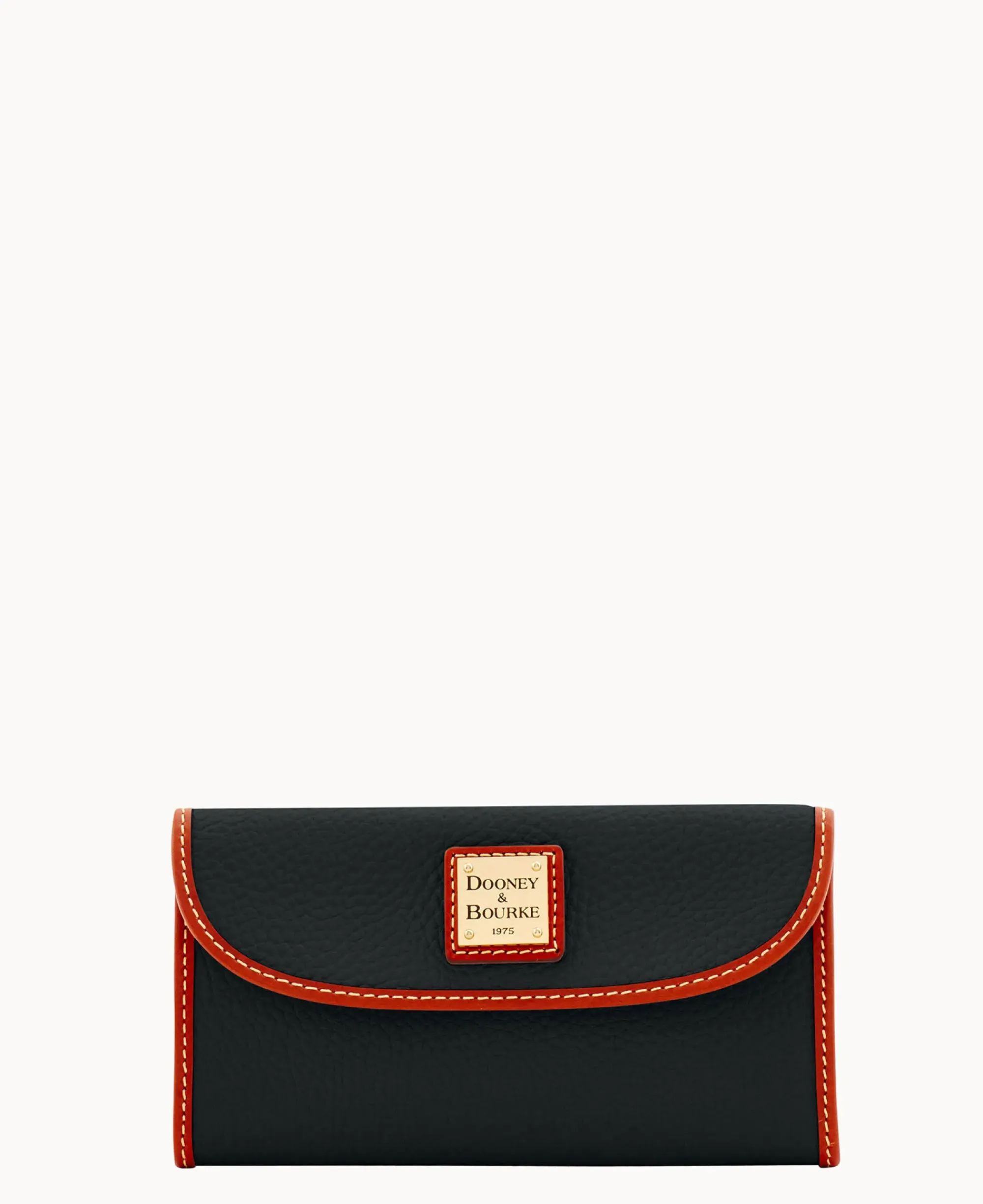Dooney & Bourke The Pebble Grain Collection|Grab and Go<Pebble Grain Continental Clutch Black