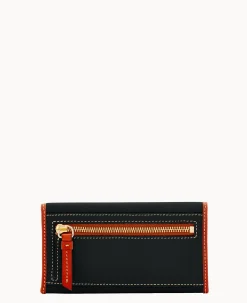 Dooney & Bourke The Pebble Grain Collection|Grab and Go<Pebble Grain Continental Clutch Black