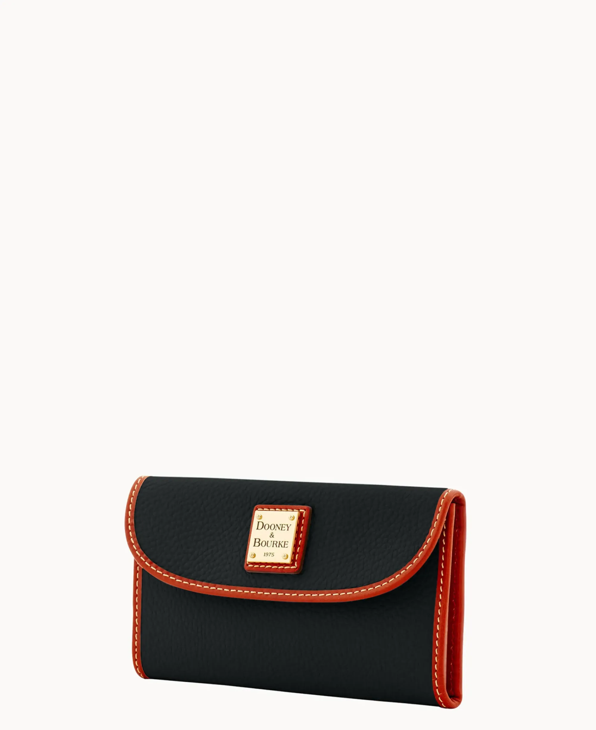 Dooney & Bourke The Pebble Grain Collection|Grab and Go<Pebble Grain Continental Clutch Black