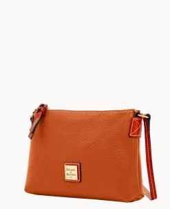 Dooney & Bourke The Pebble Grain Collection|Pebbled Leather<Pebble Grain Crossbody Pouchette Caramel