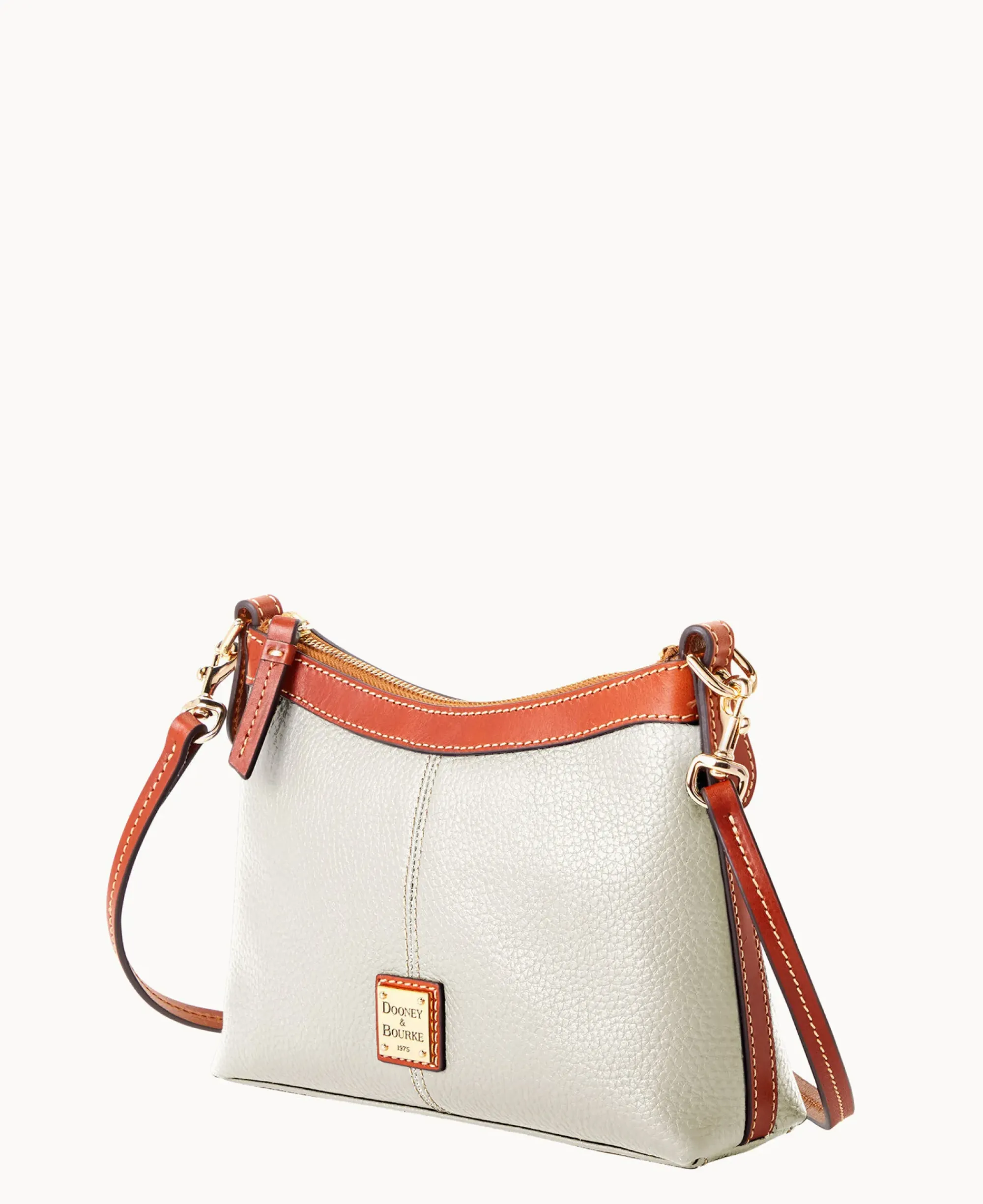 Dooney & Bourke The Pebble Grain Collection|Pebbled Leather<Pebble Grain Crossbody Pouch White