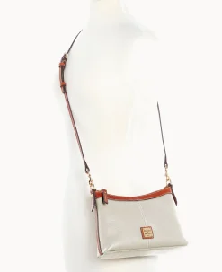 Dooney & Bourke The Pebble Grain Collection|Pebbled Leather<Pebble Grain Crossbody Pouch White