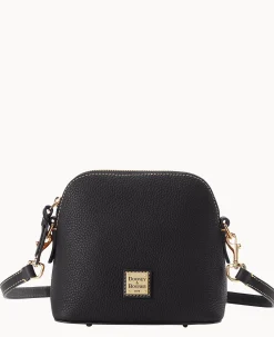 Dooney & Bourke The Pebble Grain Collection|Pebbled Leather<Pebble Grain Domed Crossbody Black Black