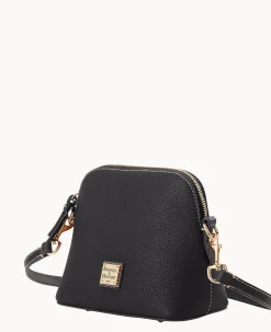Dooney & Bourke The Pebble Grain Collection|Pebbled Leather<Pebble Grain Domed Crossbody Black Black