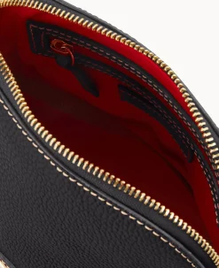 Dooney & Bourke The Pebble Grain Collection|Pebbled Leather<Pebble Grain Domed Crossbody Black Black