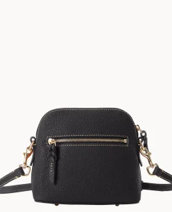 Dooney & Bourke The Pebble Grain Collection|Pebbled Leather<Pebble Grain Domed Crossbody Black Black