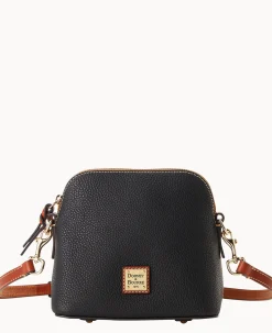 Dooney & Bourke The Pebble Grain Collection|Pebbled Leather<Pebble Grain Domed Crossbody Black