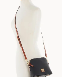 Dooney & Bourke The Pebble Grain Collection|Pebbled Leather<Pebble Grain Domed Crossbody Black