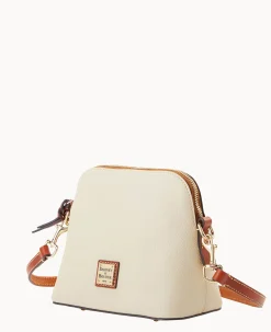 Dooney & Bourke The Pebble Grain Collection|Pebbled Leather<Pebble Grain Domed Crossbody Bone