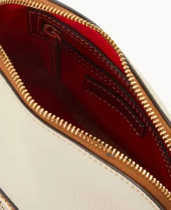 Dooney & Bourke The Pebble Grain Collection|Pebbled Leather<Pebble Grain Domed Crossbody Bone