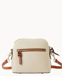Dooney & Bourke The Pebble Grain Collection|Pebbled Leather<Pebble Grain Domed Crossbody Bone