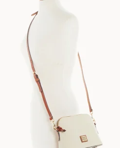 Dooney & Bourke The Pebble Grain Collection|Pebbled Leather<Pebble Grain Domed Crossbody Bone