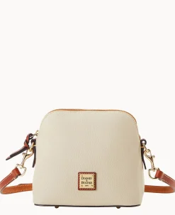 Dooney & Bourke The Pebble Grain Collection|Pebbled Leather<Pebble Grain Domed Crossbody Bone