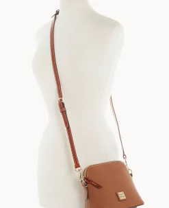 Dooney & Bourke The Pebble Grain Collection|Pebbled Leather<Pebble Grain Domed Crossbody Caramel