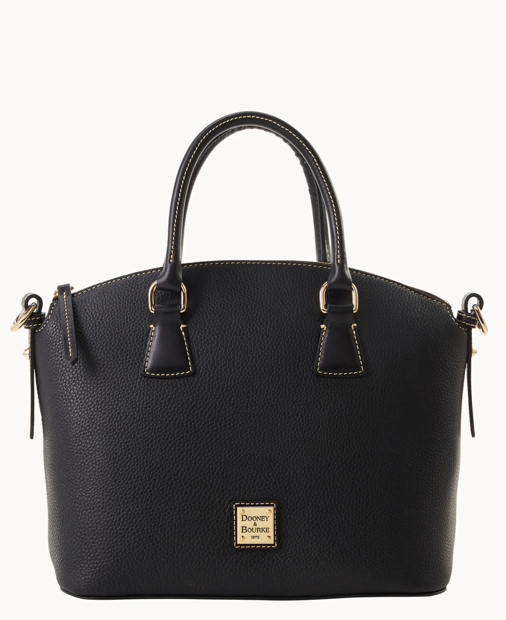 Dooney & Bourke The Pebble Grain Collection|Pebbled Leather<Pebble Grain Domed Satchel Black Black