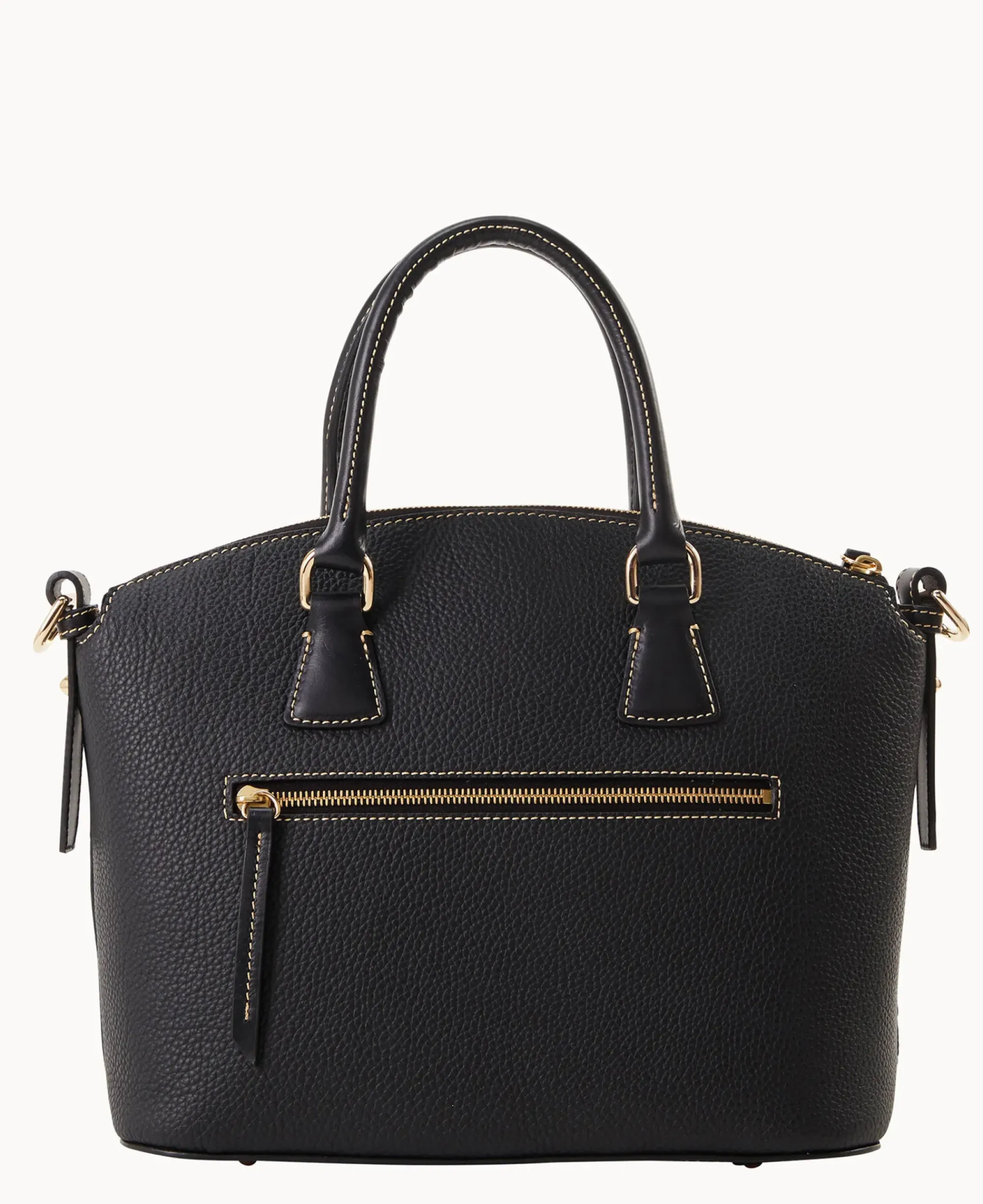 Dooney & Bourke The Pebble Grain Collection|Pebbled Leather<Pebble Grain Domed Satchel Black Black