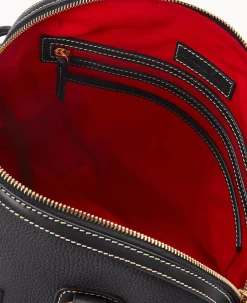 Dooney & Bourke The Pebble Grain Collection|Pebbled Leather<Pebble Grain Domed Satchel Black Black