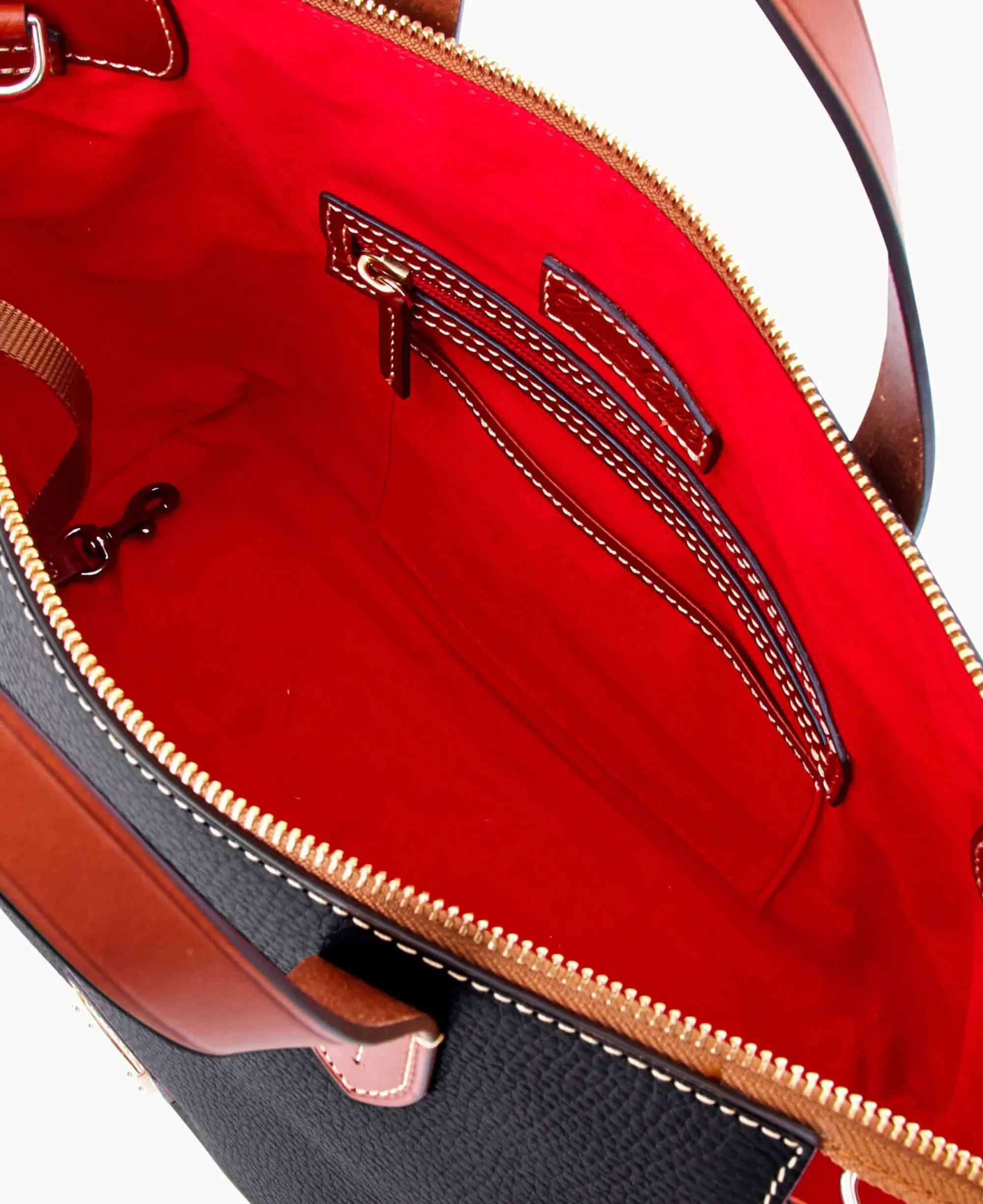 Dooney & Bourke The Pebble Grain Collection|Pebbled Leather<Pebble Grain Domed Satchel Black