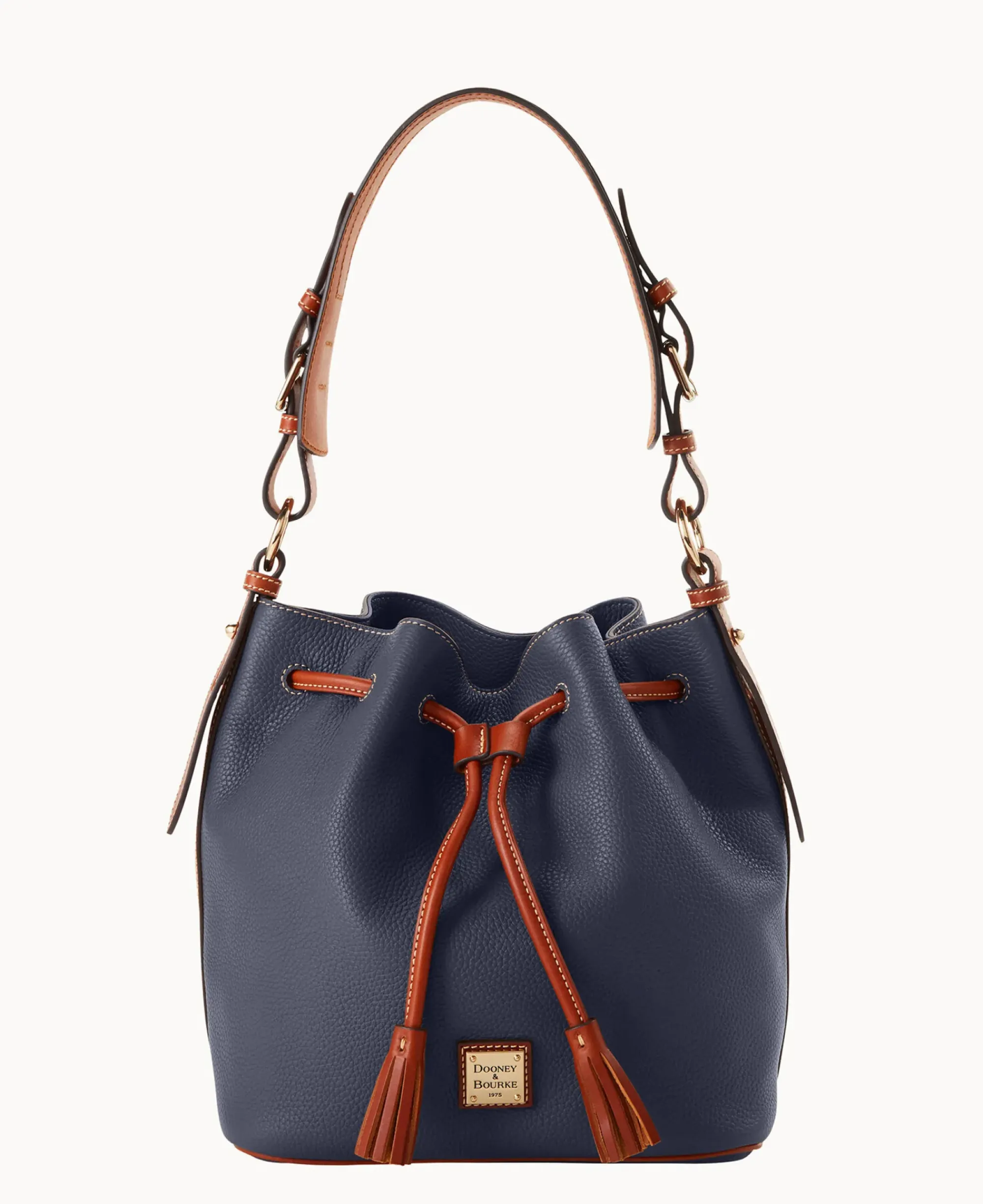 Dooney & Bourke The Pebble Grain Collection|Pebbled Leather<Pebble Grain Drawstring Midnight Blue