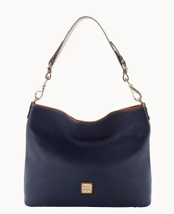 Dooney & Bourke The Pebble Grain Collection|Pebbled Leather<Pebble Grain Extra Large Courtney Sac Midnight Blue