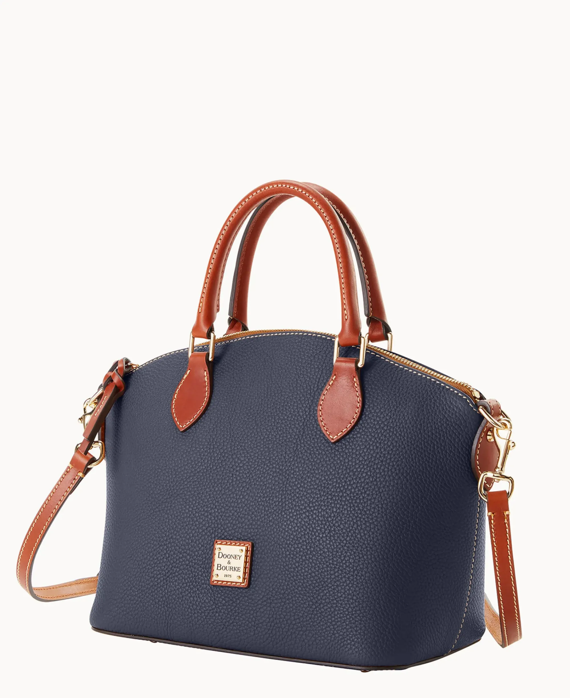 Dooney & Bourke The Pebble Grain Collection|Pebbled Leather<Pebble Grain Geena Satchel Midnight Blue