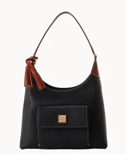 Dooney & Bourke The Pebble Grain Collection|Pebbled Leather<Pebble Grain Hobo Black