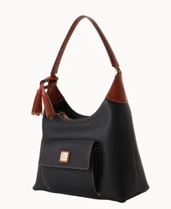 Dooney & Bourke The Pebble Grain Collection|Pebbled Leather<Pebble Grain Hobo Black
