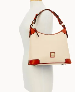 Dooney & Bourke The Pebble Grain Collection|Ready For the Getaway<Pebble Grain Hobo Bone