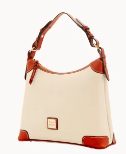Dooney & Bourke The Pebble Grain Collection|Ready For the Getaway<Pebble Grain Hobo Bone