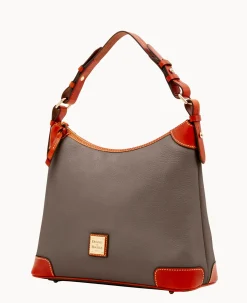 Dooney & Bourke The Pebble Grain Collection|Ready For the Getaway<Pebble Grain Hobo Elephant