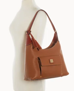 Dooney & Bourke The Pebble Grain Collection|Pebbled Leather<Pebble Grain Hobo Caramel