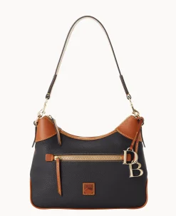 Dooney & Bourke The Pebble Grain Collection|Ready For the Getaway<Pebble Grain Hobo Black