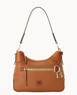 Dooney & Bourke The Pebble Grain Collection|Ready For the Getaway<Pebble Grain Hobo Caramel