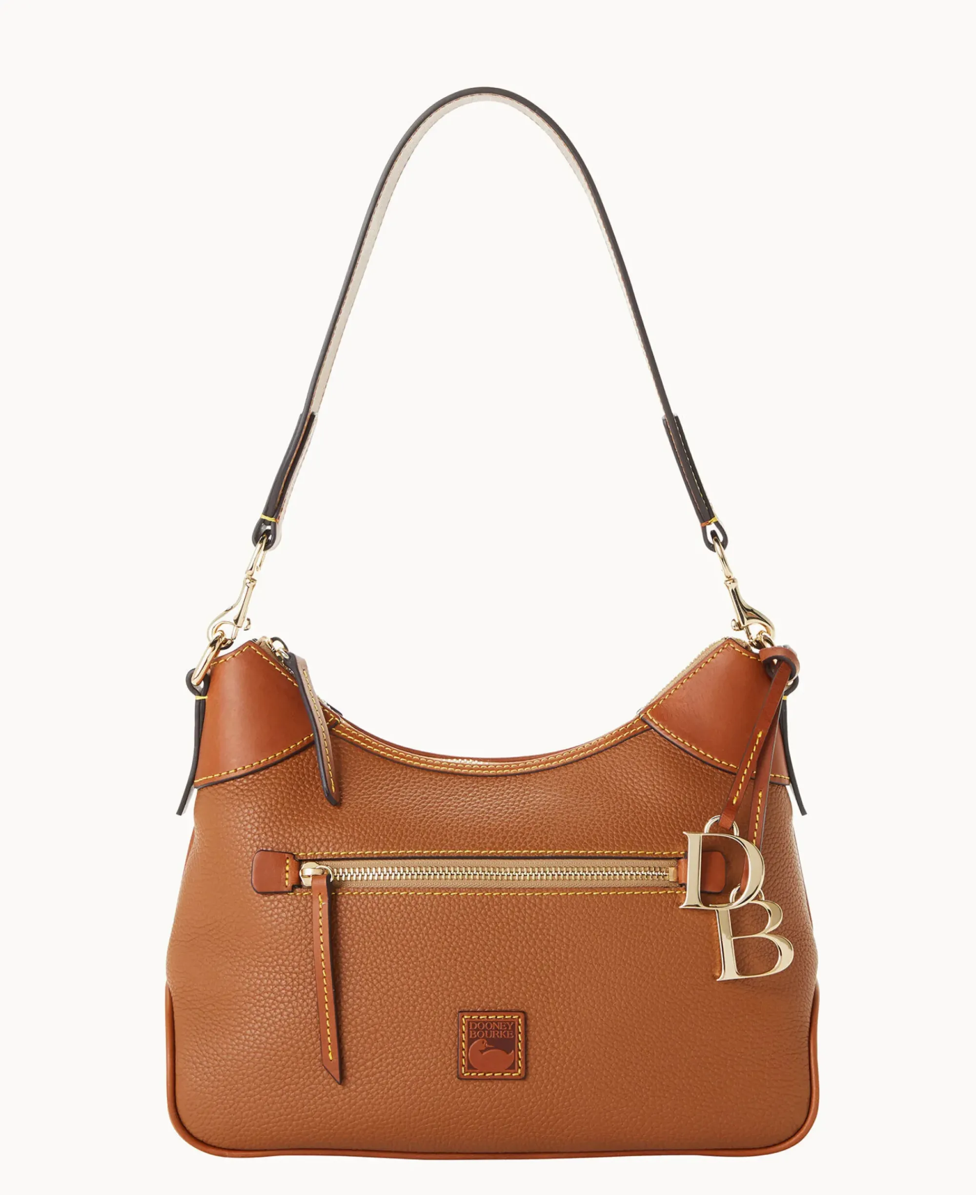 Dooney & Bourke The Pebble Grain Collection|Ready For the Getaway<Pebble Grain Hobo Caramel
